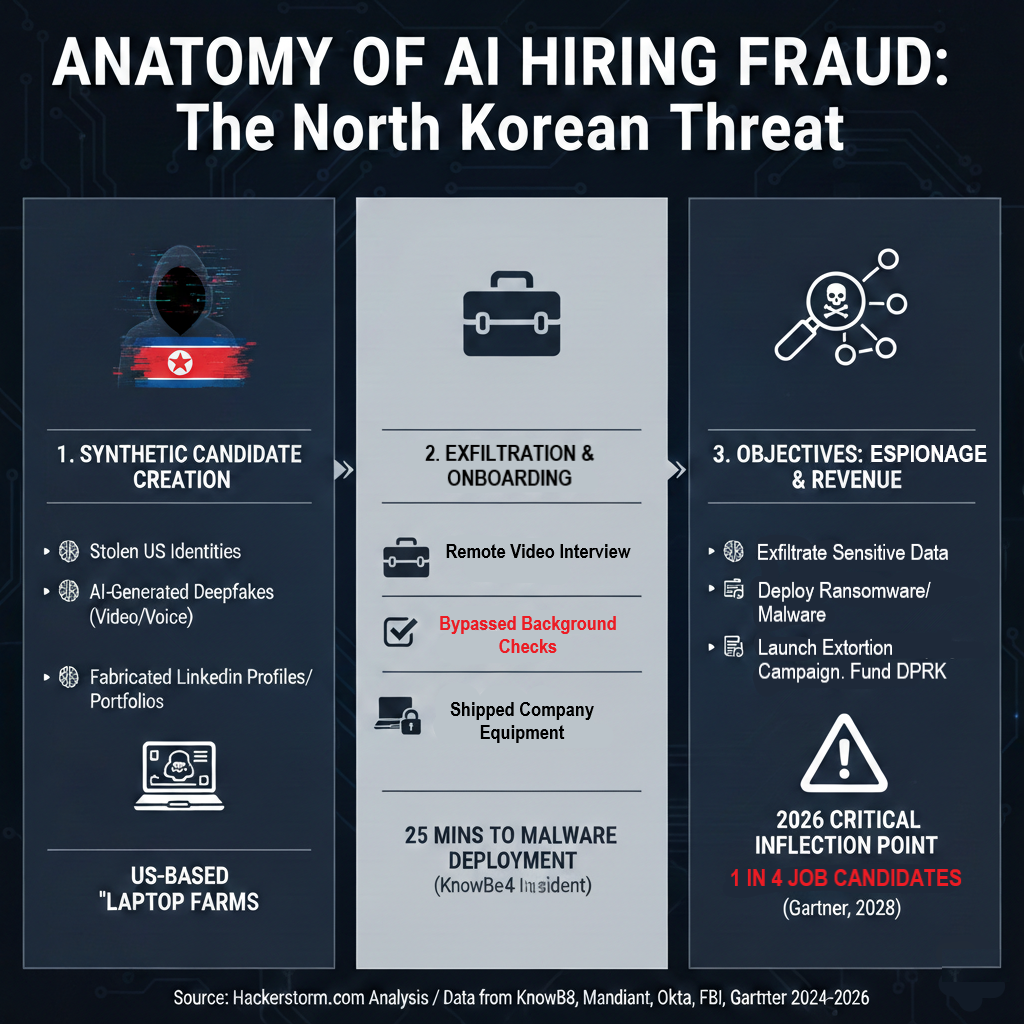 Anatomy for AI hiring fruad by North Korea